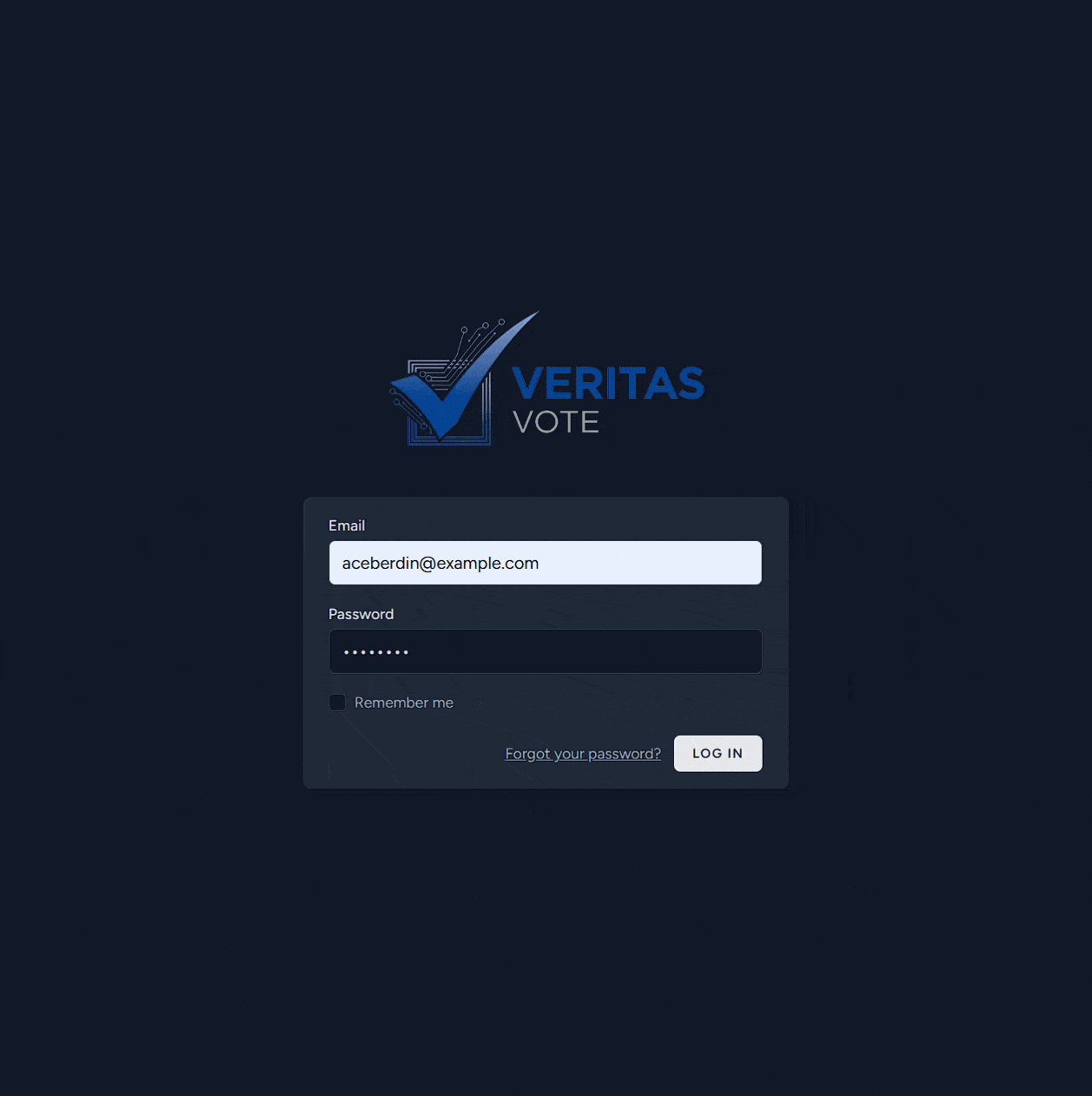 Student Voting App - Student View